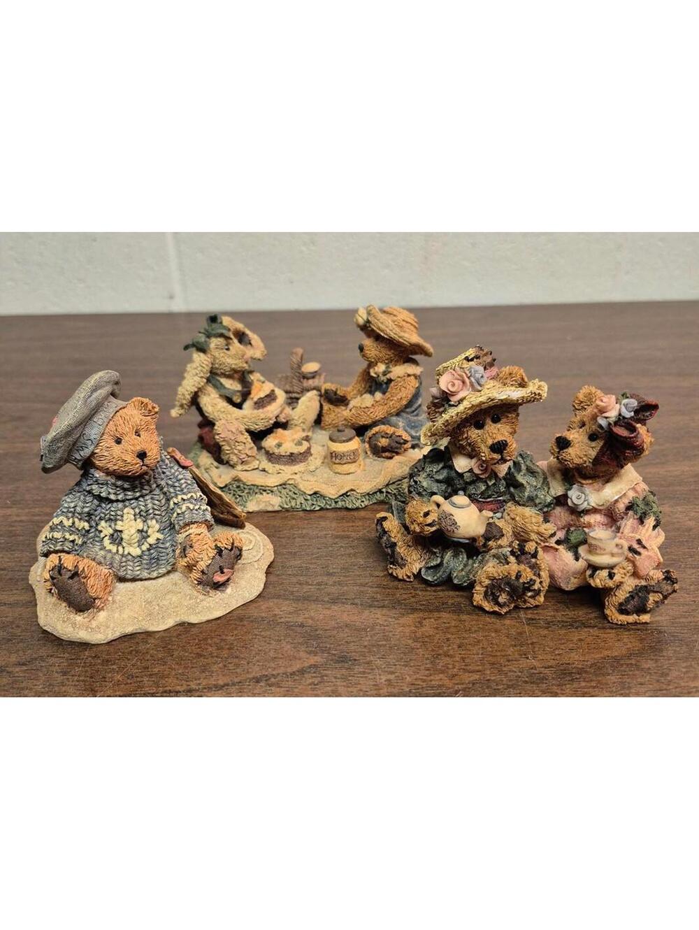 Boyds Bears and Friends Handmade Figurines Set